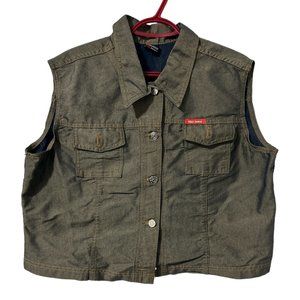 Authentic jeanswear | Vest and jeans set | Vintage style  Size: 2XL Made in U.S.